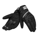 Guanti G-FIVE HYDROSCUD, guanti estivi impermeabili neri. Design ergonomico e protezioni integrate. Di T.UR.